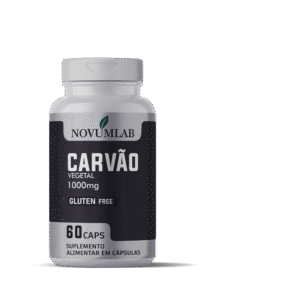 Carvão Vegetal 500mg - Detox e Saúde Digestiva