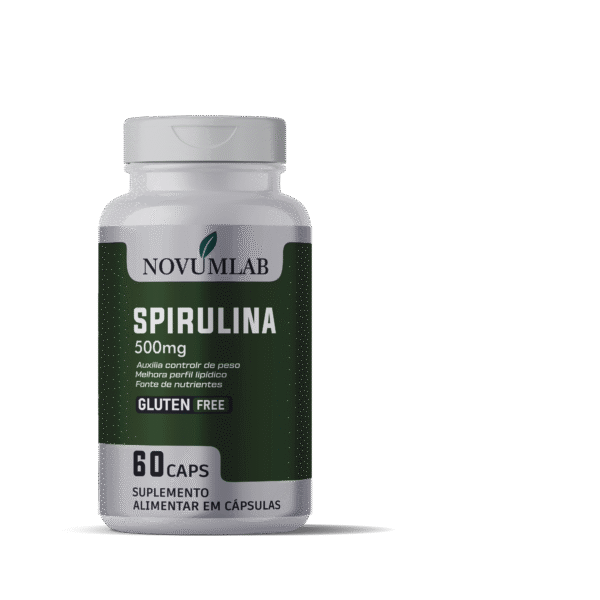 Spirulina 500mg - Energia, Imunidade, Fonte de Proteínas e Antioxidantes